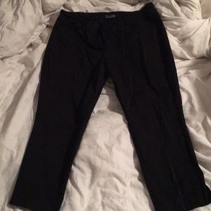 Women’s black crop dress pants